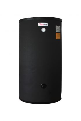 Boiler cu 2 serpentine FIAMA WPC HT 200 LT 2S, pentru centrala termica si solar, montaj pe sol, izolatie termica, manta de protectie, serpentine bivalent