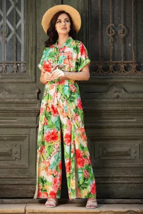Compleu de vara Hibiscus din doua piese