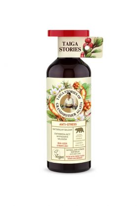 Balsam natural impotriva caderii parului cu Ginseng Siberian, 500 ml, Bunica Agafia