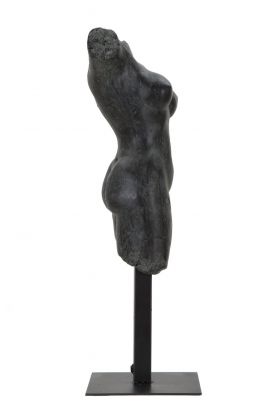 Decoratiune Museum Woman, Mauro Ferretti, 19x17x50 cm, polirasina, negru