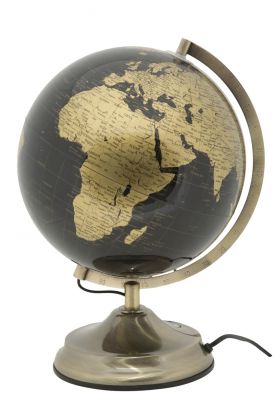 Decoratiune luminoasa Globe, Mauro Ferretti, 1 x E14, 40W, Ø 25x38 cm, fier