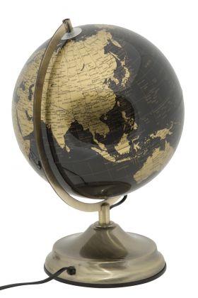 Decoratiune luminoasa Globe, Mauro Ferretti, 1 x E14, 40W, Ø 25x38 cm, fier