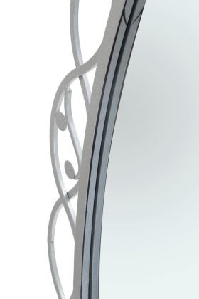 Oglinda decorativa Silver, Mauro Ferretti, 60x110 cm, fier, argintiu