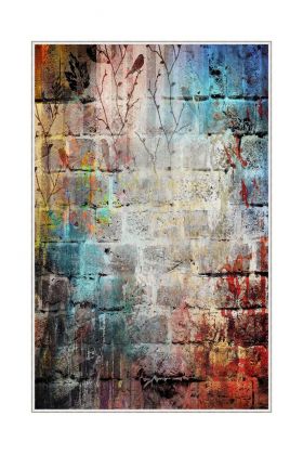 Covor de hol, HMNT102, 80x150 cm, Poliester, Multicolor