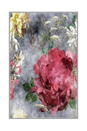 Covor de hol, HMNT181, 100x150 cm, Poliester, Multicolor