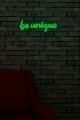 Decoratiune luminoasa LED, Be Unique, Benzi flexibile de neon, DC 12 V, Verde