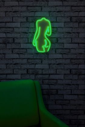 Decoratiune luminoasa LED, Sexy Woman, Benzi flexibile de neon, DC 12 V, Verde