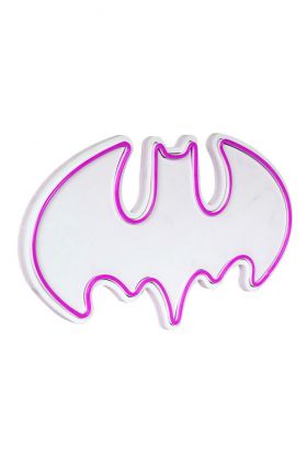 Decoratiune luminoasa LED, Batman Bat Light, Benzi flexibile de neon, DC 12 V, Roz