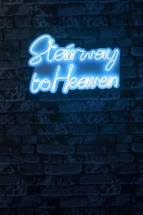 Decoratiune luminoasa LED, Stairway to Heaven, Benzi flexibile de neon, DC 12 V, Albastru