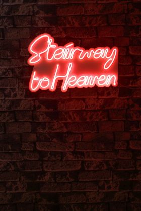 Decoratiune luminoasa LED, Stairway to Heaven, Benzi flexibile de neon, DC 12 V, Rosu