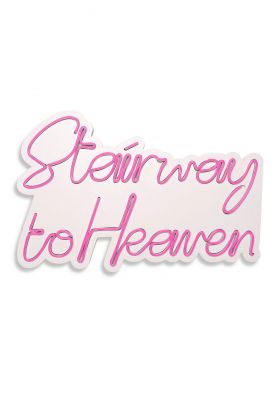 Decoratiune luminoasa LED, Stairway to Heaven, Benzi flexibile de neon, DC 12 V, Roz