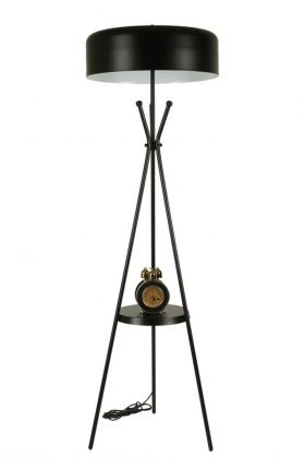 Lampadar, Luin, 534LUN4438, Metal, Negru