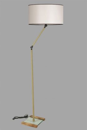 Lampadar, Luin, 534LUN4444, Metal, Aur / Crem