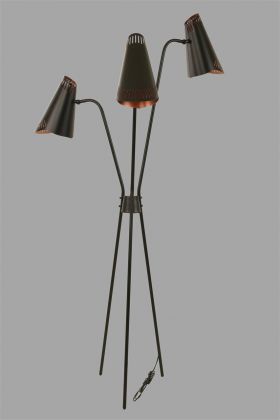 Lampadar, Luin, 534LUN4174, Metal, Negru