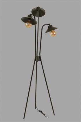 Lampadar, Luin, 534LUN4177, Metal, Negru