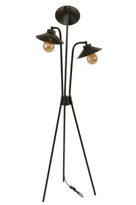 Lampadar, Luin, 534LUN4177, Metal, Negru