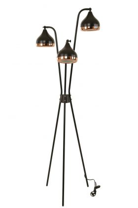 Lampadar, Luin, 534LUN4175, Metal, Negru