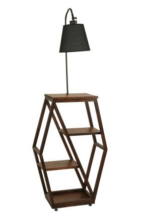 Lampadar, Luin, 534LUN4108, Metal, Negru