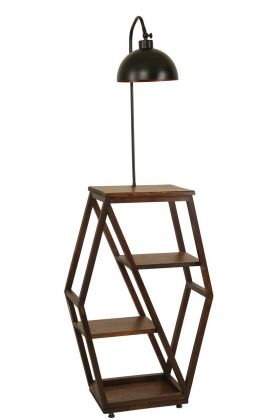 Lampadar, Luin, 534LUN4106, Metal, Negru