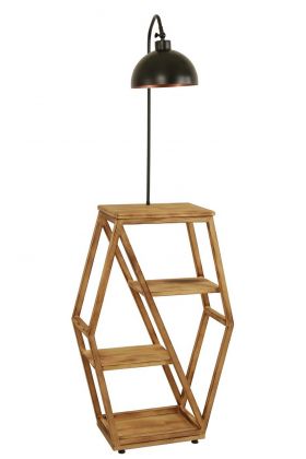 Lampadar, Luin, 534LUN4126, Metal, Negru/Bronz