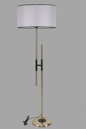 Lampadar, Luin, 534LUN4324, Metal, Gri deschis