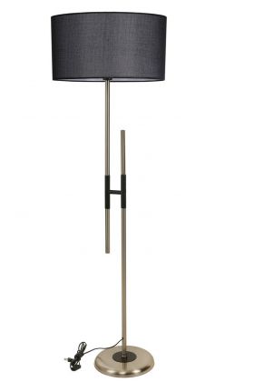 Lampadar, Luin, 534LUN4325, Metal, Negru