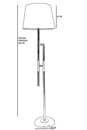 Lampadar, Luin, 534LUN4338, Metal, Rosu