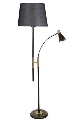 Lampadar, Luin, 534LUN4299, Metal, Negru