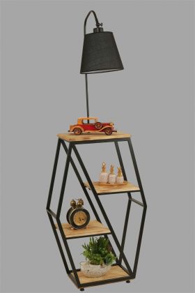 Lampadar, Luin, 534LUN4141, Metal, Negru