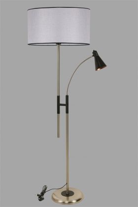 Lampadar, Luin, 534LUN4288, Metal, Gri deschis