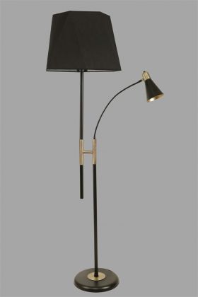 Lampadar, Luin, 534LUN4304, Metal, Negru