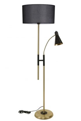 Lampadar, Luin, 534LUN4279, Metal, Negru