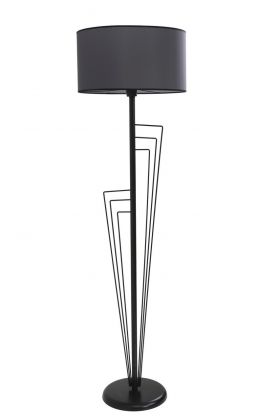 Lampadar, Stala, 846STL3548, Metal, Negru