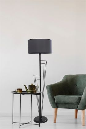 Lampadar, Stala, 846STL3548, Metal, Negru