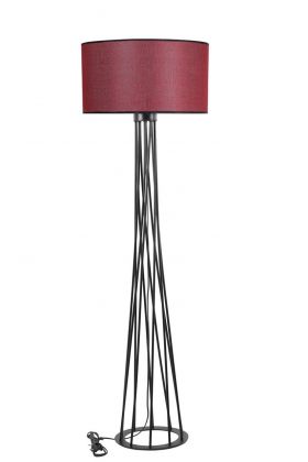 Lampadar, Stala, 846STL2972, Metal, Rosu claret