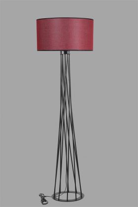 Lampadar, Stala, 846STL2972, Metal, Rosu claret