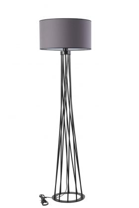 Lampadar, Stala, 846STL2971, Metal, Gri inchis