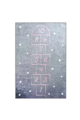 Covor, Hopscotch, 140x190 cm, Catifea, Multicolor