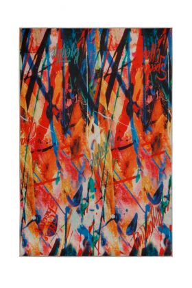 Covor de hol, Ansley, 80x150 cm, Poliester, Multicolor