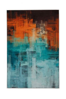 Covor de hol, King, 100x150 cm, Poliester, Multicolor