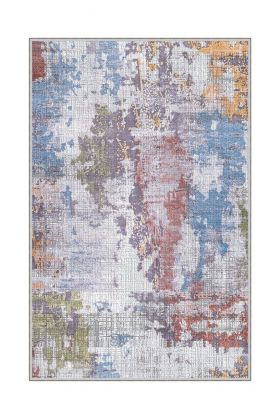 Covor de hol, HMNT612, 80x150 cm, Poliester, Multicolor