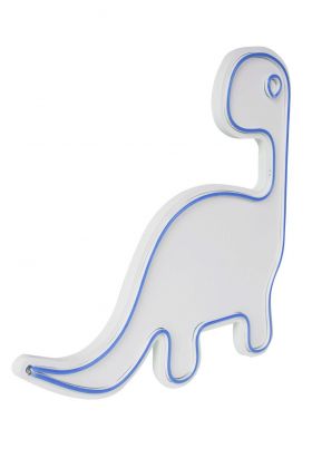 Decoratiune luminoasa LED, Dino the Dinosaur, Benzi flexibile de neon, DC 12 V, Albastru