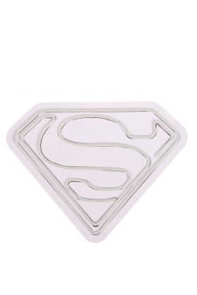 Decoratiune luminoasa LED, Superman, Benzi flexibile de neon, DC 12 V, Alb