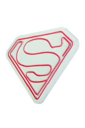 Decoratiune luminoasa LED, Superman, Benzi flexibile de neon, DC 12 V, Rosu