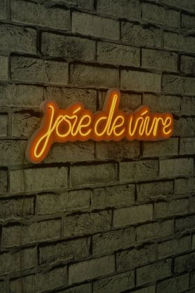 Decoratiune luminoasa LED, Joie de Vivre, Benzi flexibile de neon, DC 12 V, Galben