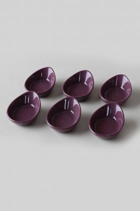 Set boluri pentru sos, Keramika, 275KRM1110, Ceramica, Mov