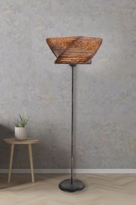 Lampadar, Hmy Design, 687HMY1915, Metal, Antiquat / Negru