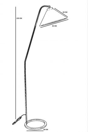 Lampadar, Luin, 534LUN4189, Metal, Rachita