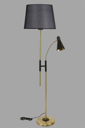 Lampadar, Luin, 534LUN4283, Metal, Negru