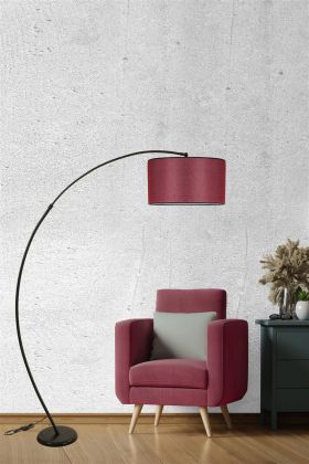 Lampadar, Luin, 534LUN4238, Metal, Rosu claret